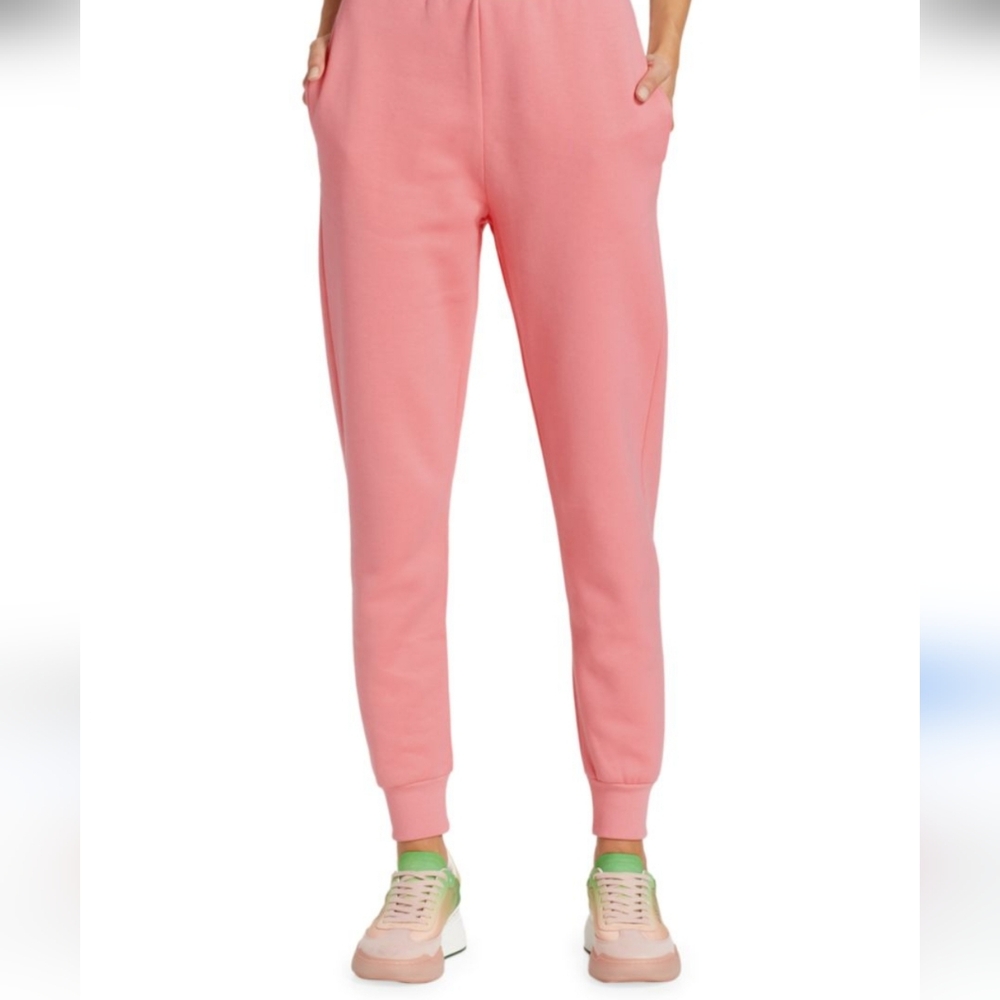 New Zenana Fleece Lined Jogger In Coral Size Woman's 2X